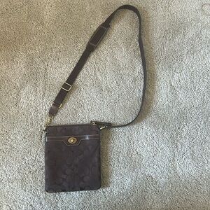 Coach brown crossbody bag